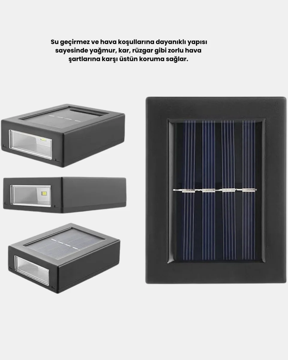 Güneş Enerjili Su Geçirmez Bahçe Apliği Uzun Ömürlü LED’li
