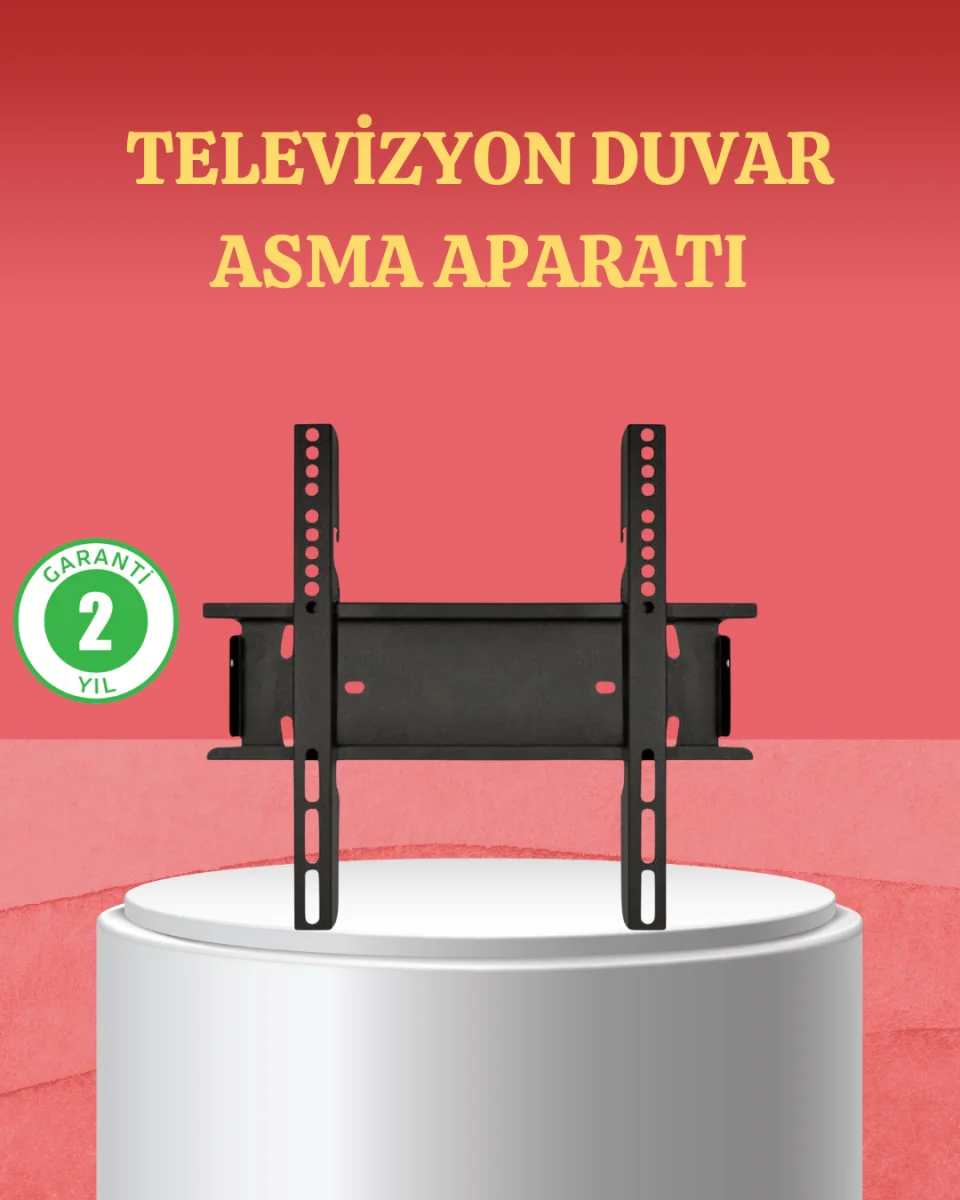 32-42 İnç TV Askı Aparatı Kolay Kurulum Düz ve Kompakt Tasarım