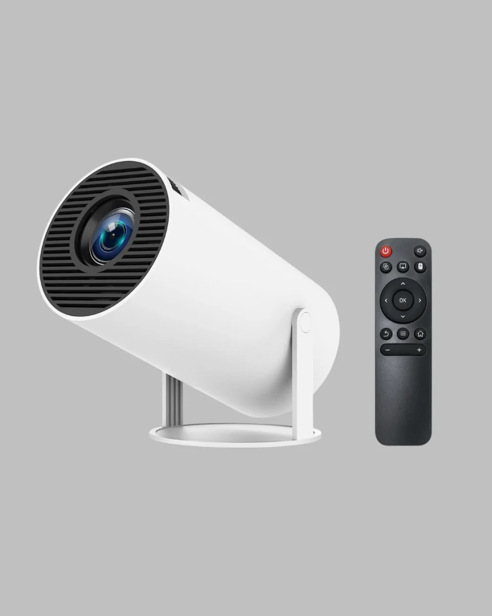 Full HD 4K Uyumlu Projeksiyon Cihazı 130 İnç Geniş Ekran Destekli
