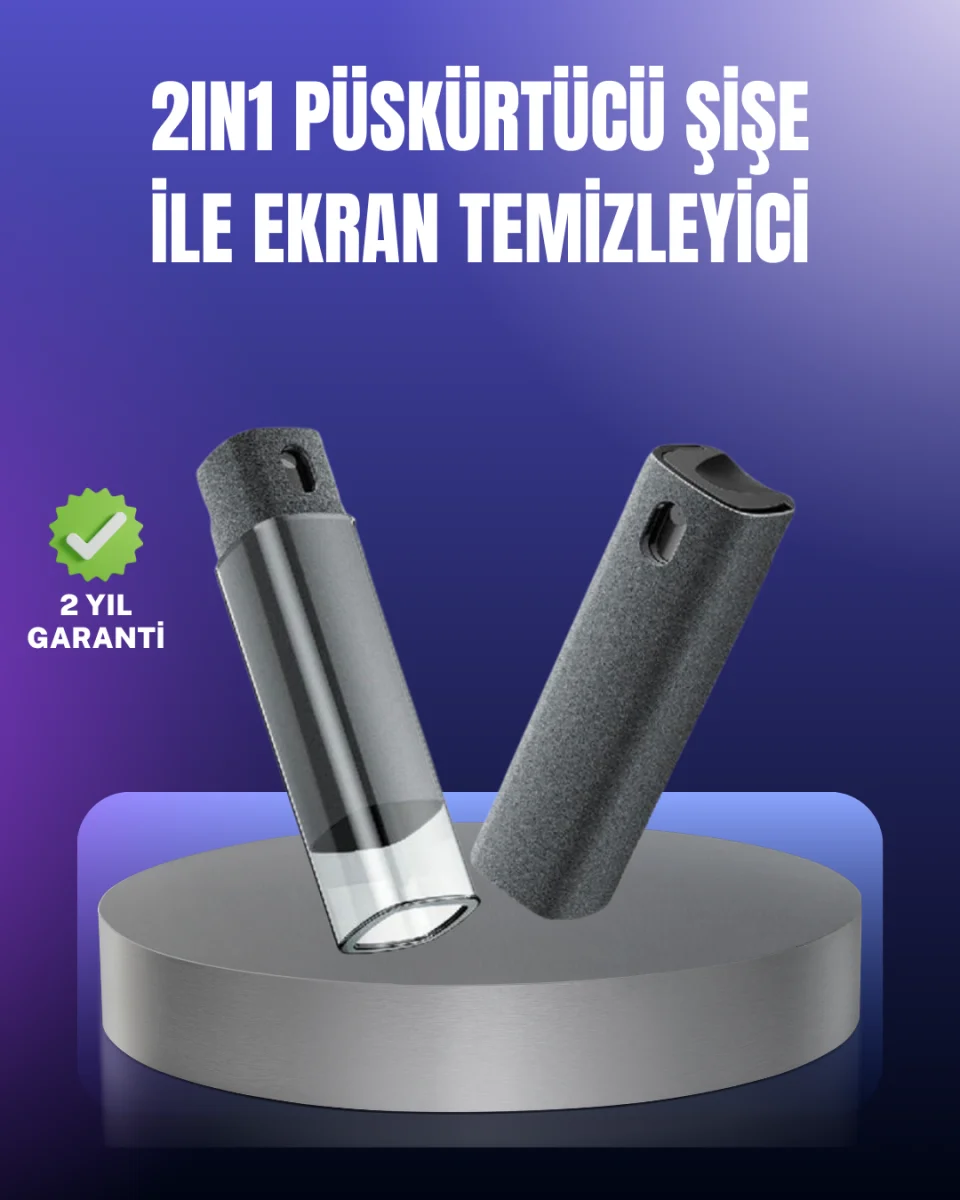 Laptop TV Tablet İçin Ekran Temizleme Spreyi Alkol İçermez
