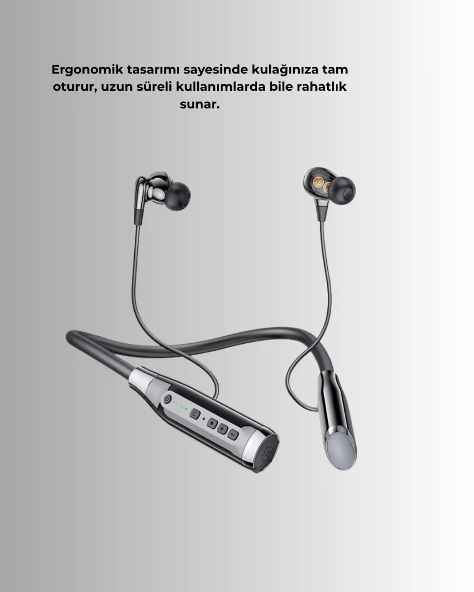 Kablosuz Bluetooth Kulaklık – Gürültü Engelleme, Dokunmatik Kontrol, Uzun Pil Ömrü