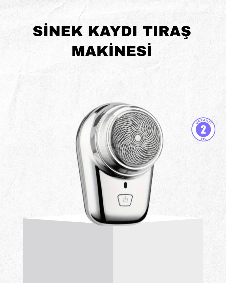 Mini Tıraş Makinesi – Taşınabilir, Şarjlı, Hassas Kesim, Modern ve Dayanıklı Tasarım