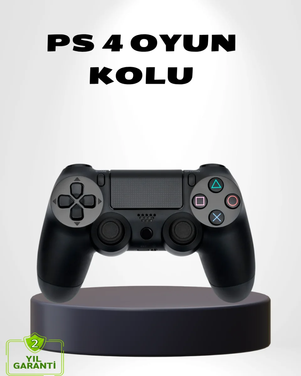 Titreşimli Kablosuz Oyun Kolu – PS4, PC, Mobil, Tablet ve Steam Uyumlu