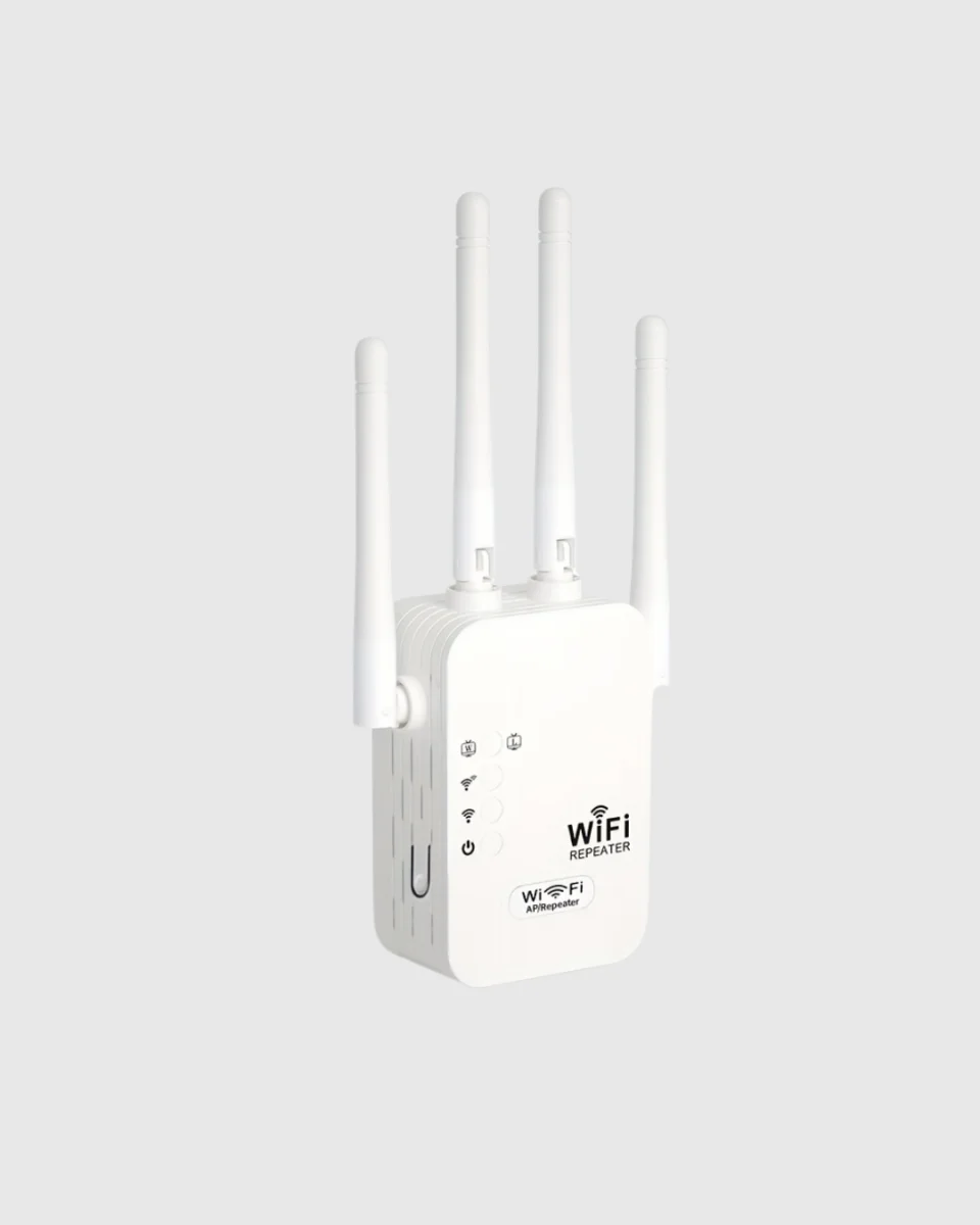 Antenli WiFi Repeater 300m2 Kapsama Alanı WPA3 Güvenlikli