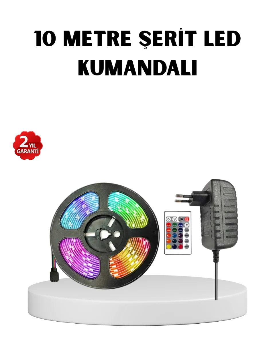 Renkli Smart LED Şerit – Suya Dayanıklı, Esnek, Enerji Tasarruflu