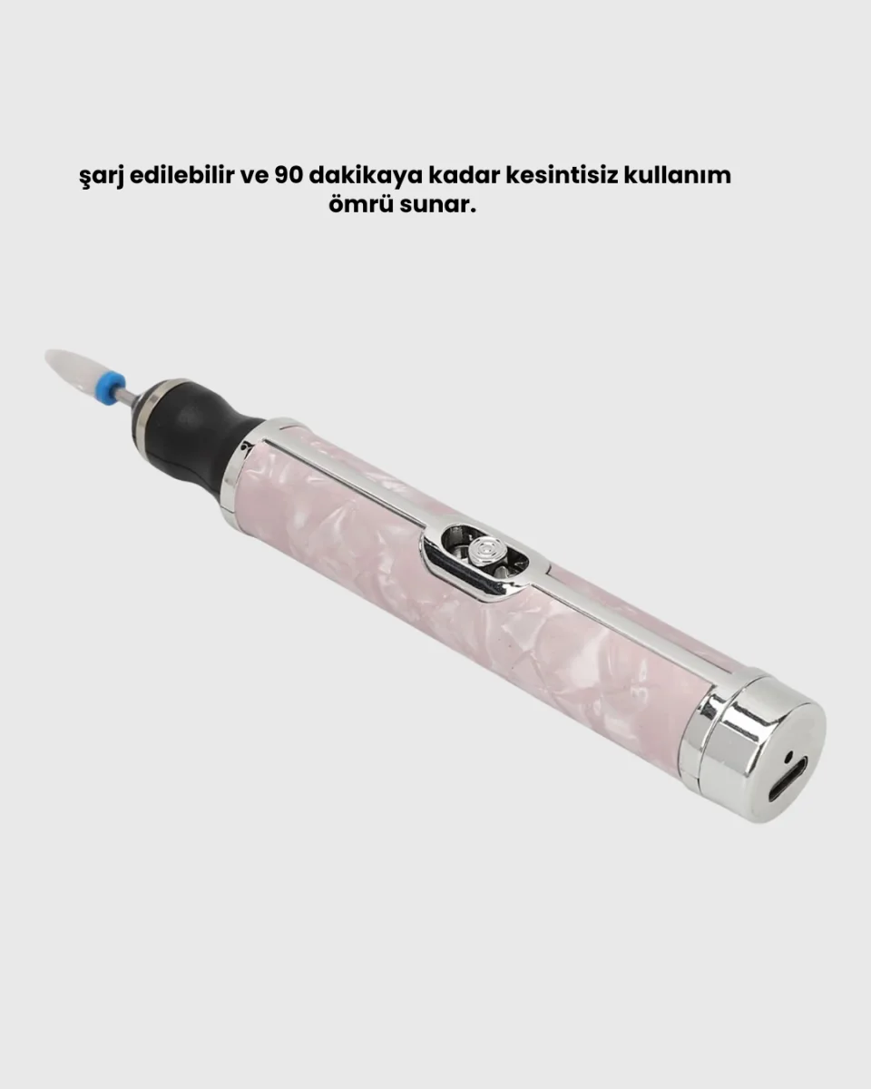 4 Vites Ayarlı Elektrikli Tırnak Matkabı Jel Oje Sökme Akrilik Şekillendirme