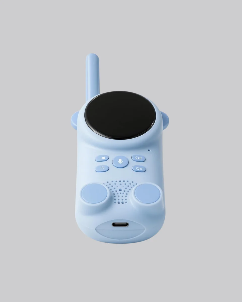 Çocuk ve Bebek Telsizi – 22 Kanal, VOX Modu, USB Şarjlı, Renkli Ekran