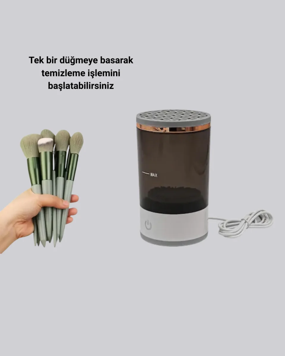 Makyaj Fırçası ve Elektrikli Fırça Temizleyici Kampanya Paketi