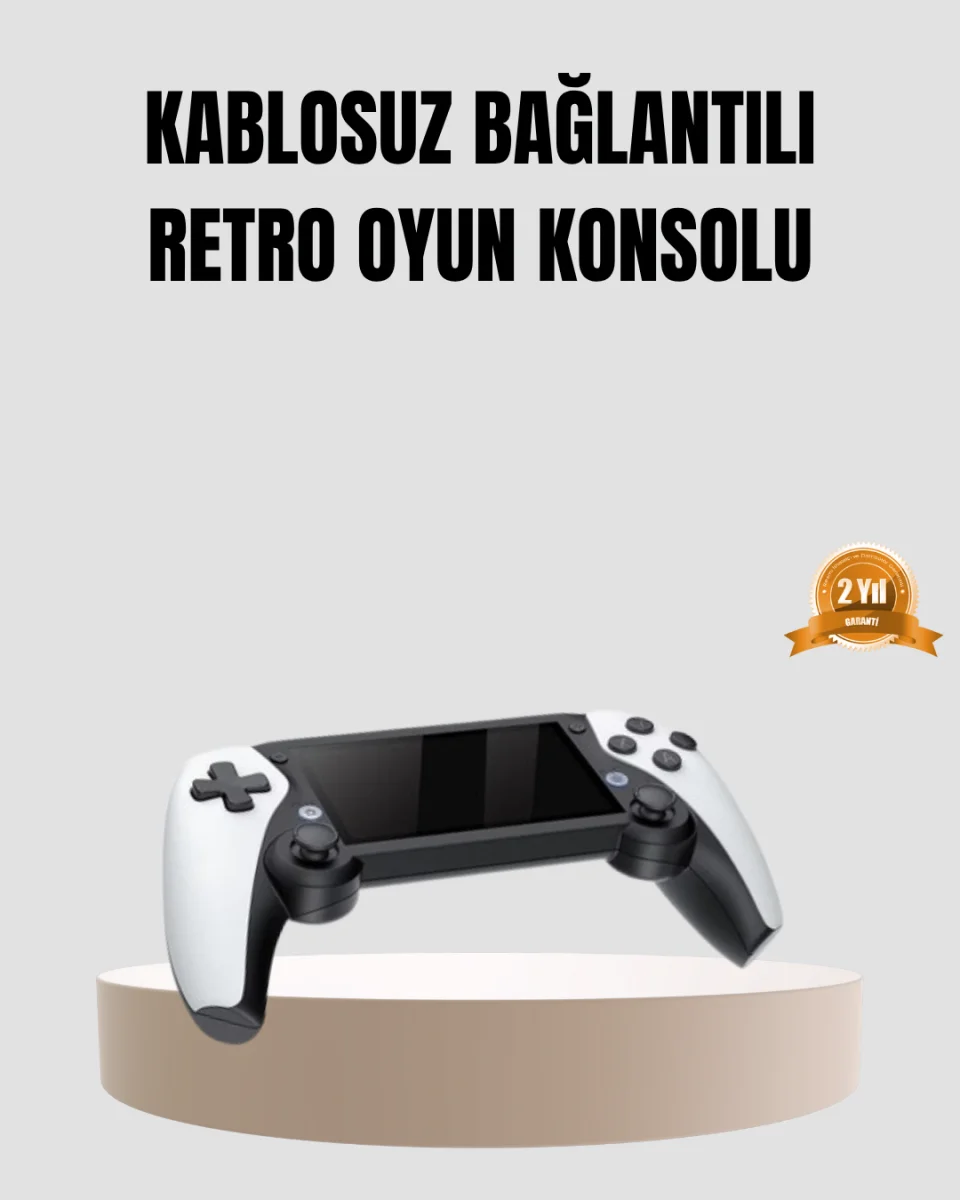 Taşınabilir El Konsolu – 4.3 İnç TFT Ekran, 64 GB Dahili Oyun Hafızalı