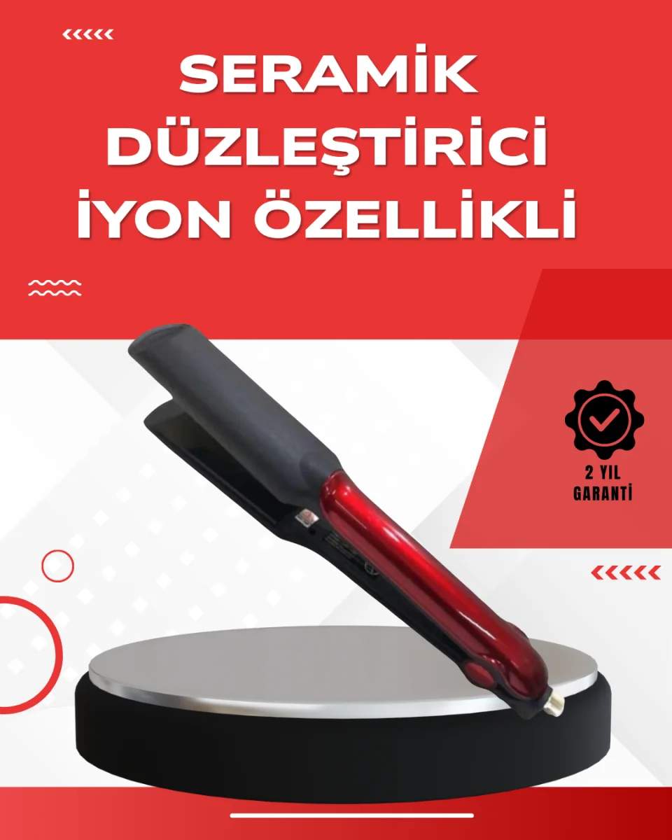 160°–220° Isı Ayarlı Saç Düzleştirici – Seyahat Tipi Hafif Model