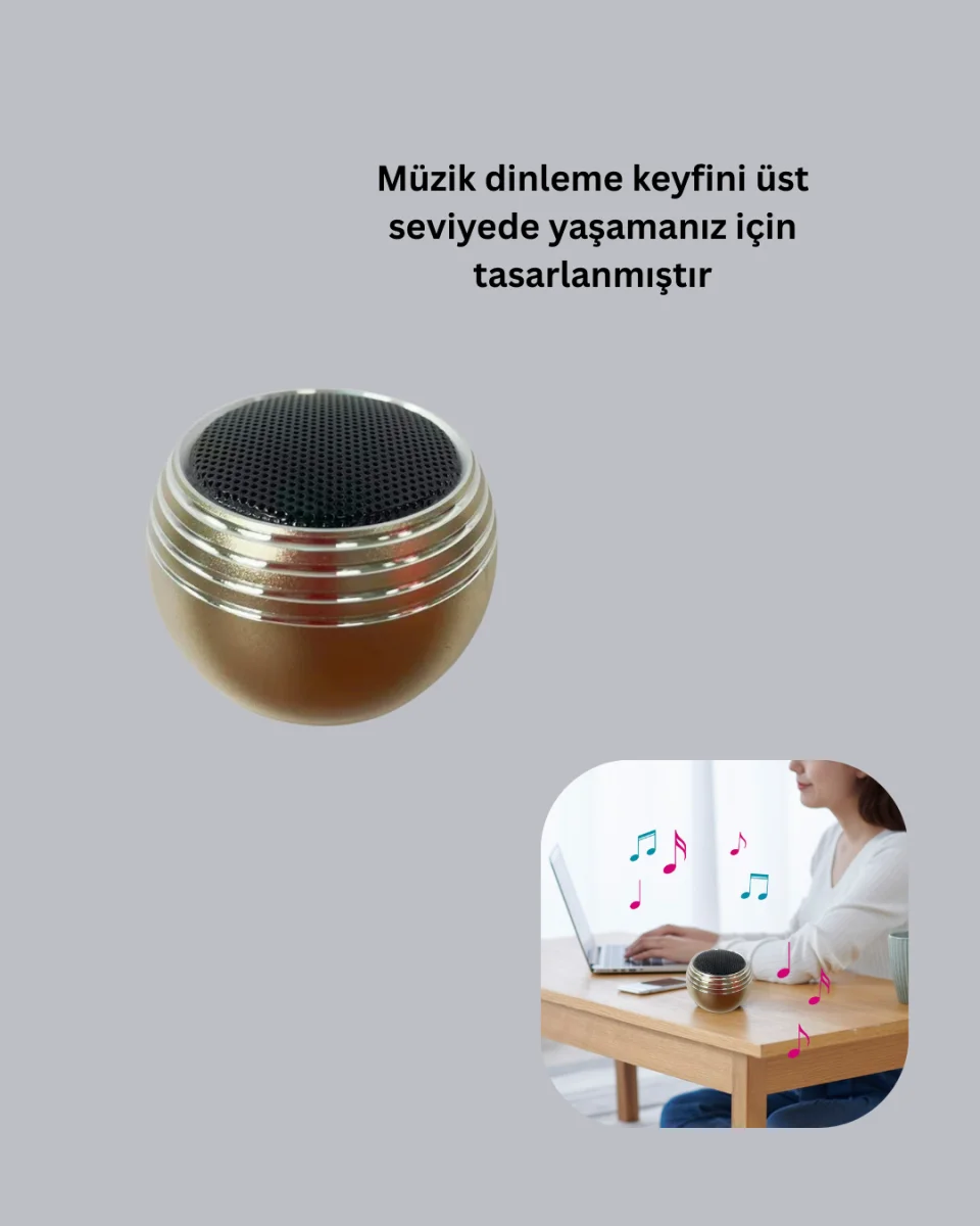 Cep Boy Bluetooth Hoparlör Güçlü Ses Çıkışı TWS Destekli