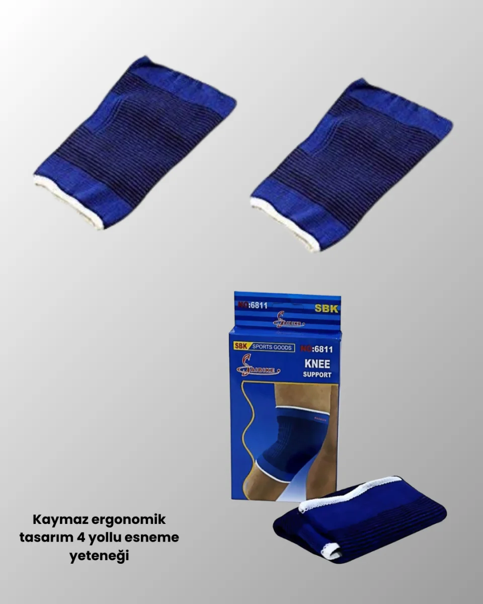 Spor İçin Diz Destek Bandı Anti Kayma Yapısı
