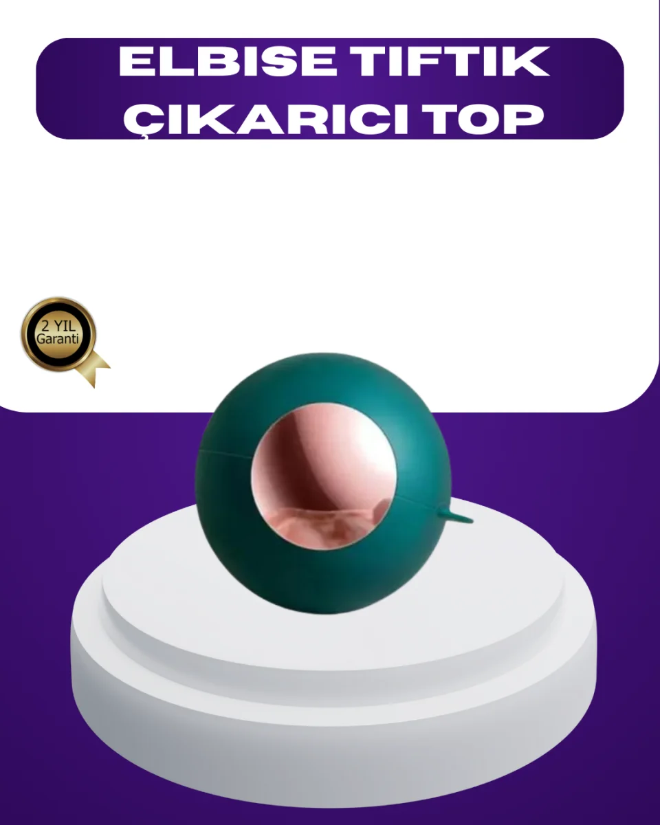 Elbise Tiftik Çıkarıcı Top – Yeniden Kullanılabilir ve Yıkanabilir