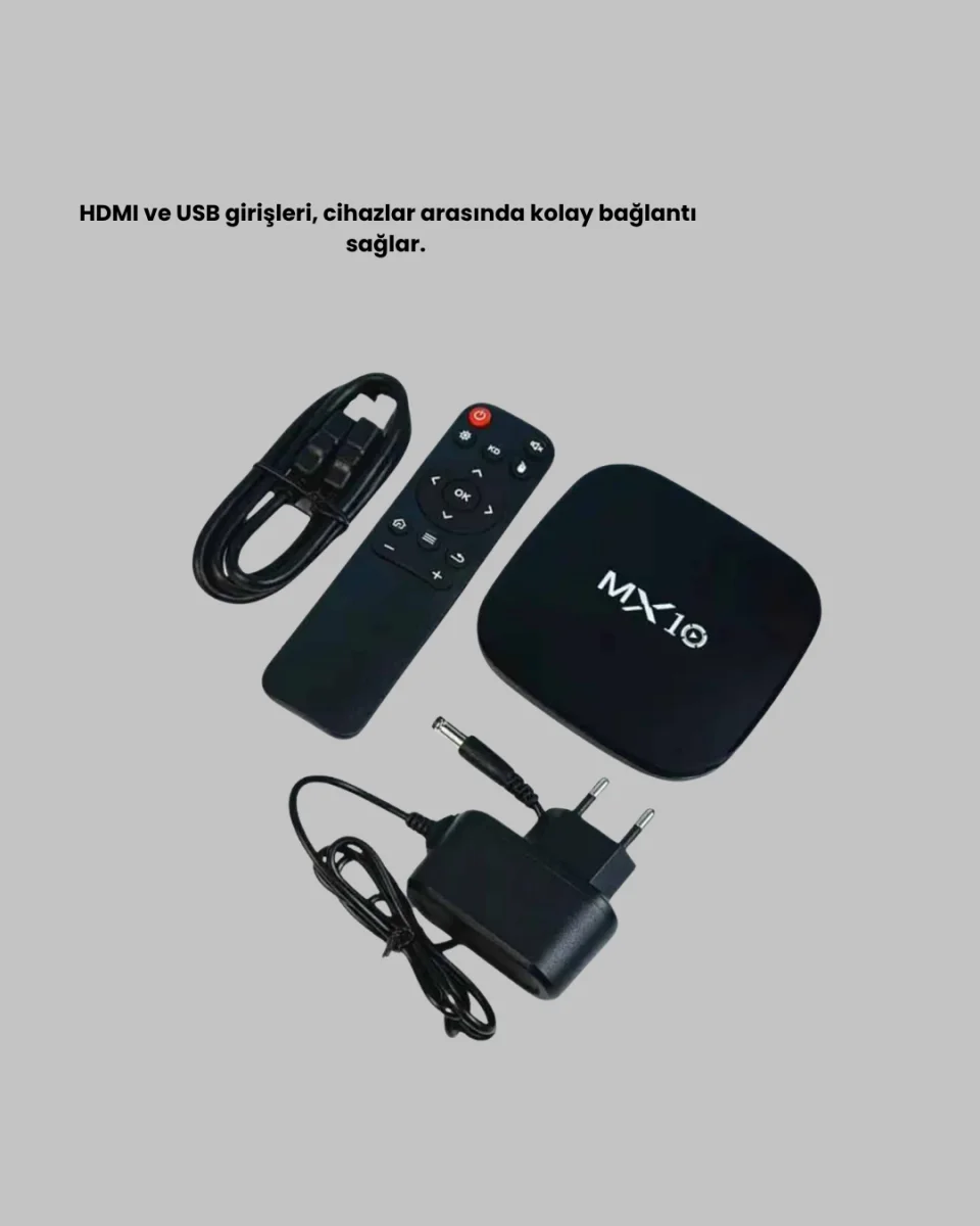 Android 4K TV Box – Wi-Fi, Bluetooth, Dolby Ses, 60 FPS Ultra HD