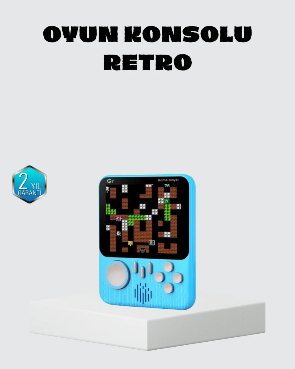 666 Oyunlu Retro Mini Oyun Konsolu – 3.5" LCD Ekran ve Çift Kişilik Oyun