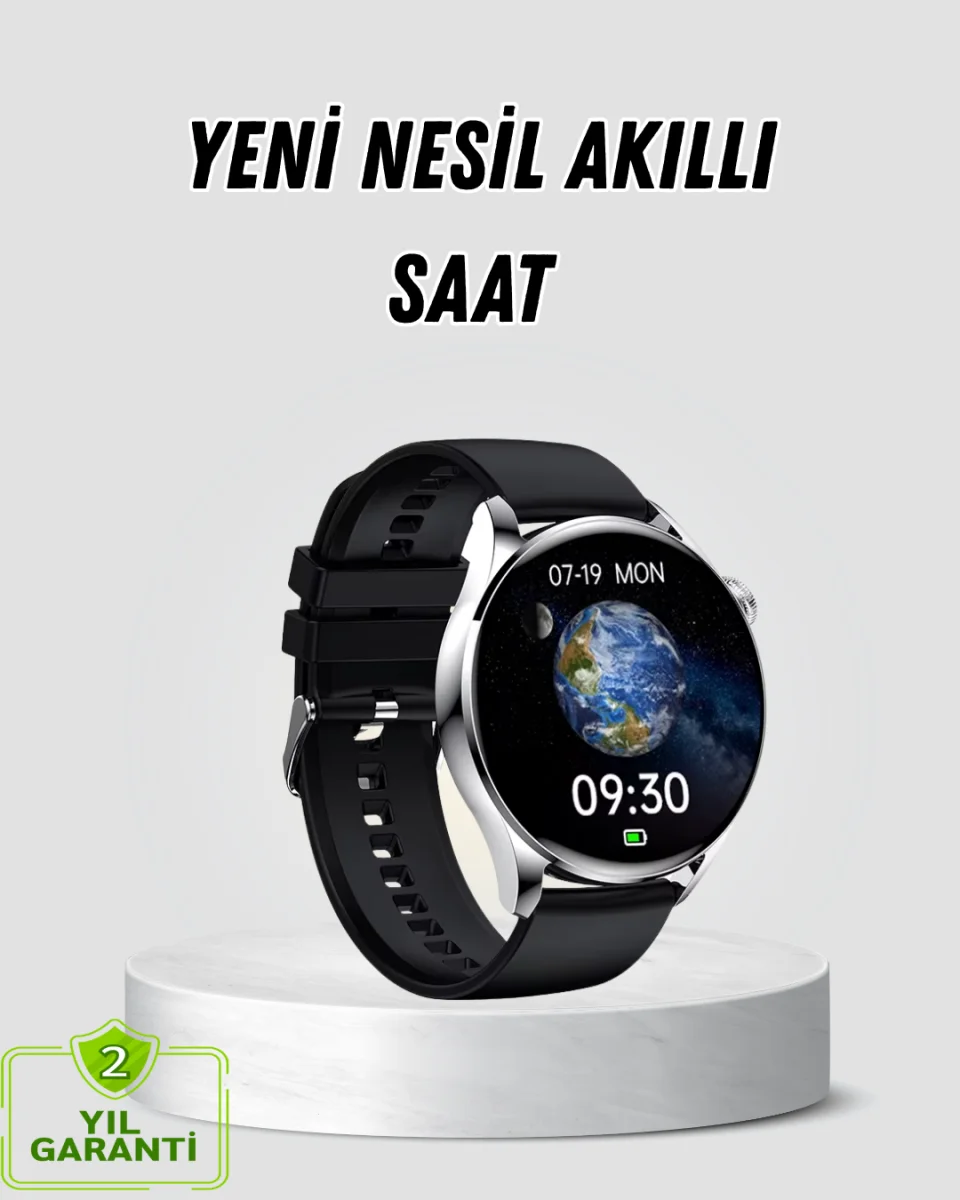Akıllı Saat GPS Nabız Uyku Takibi Sesli Arama Titreşim Bildirimli