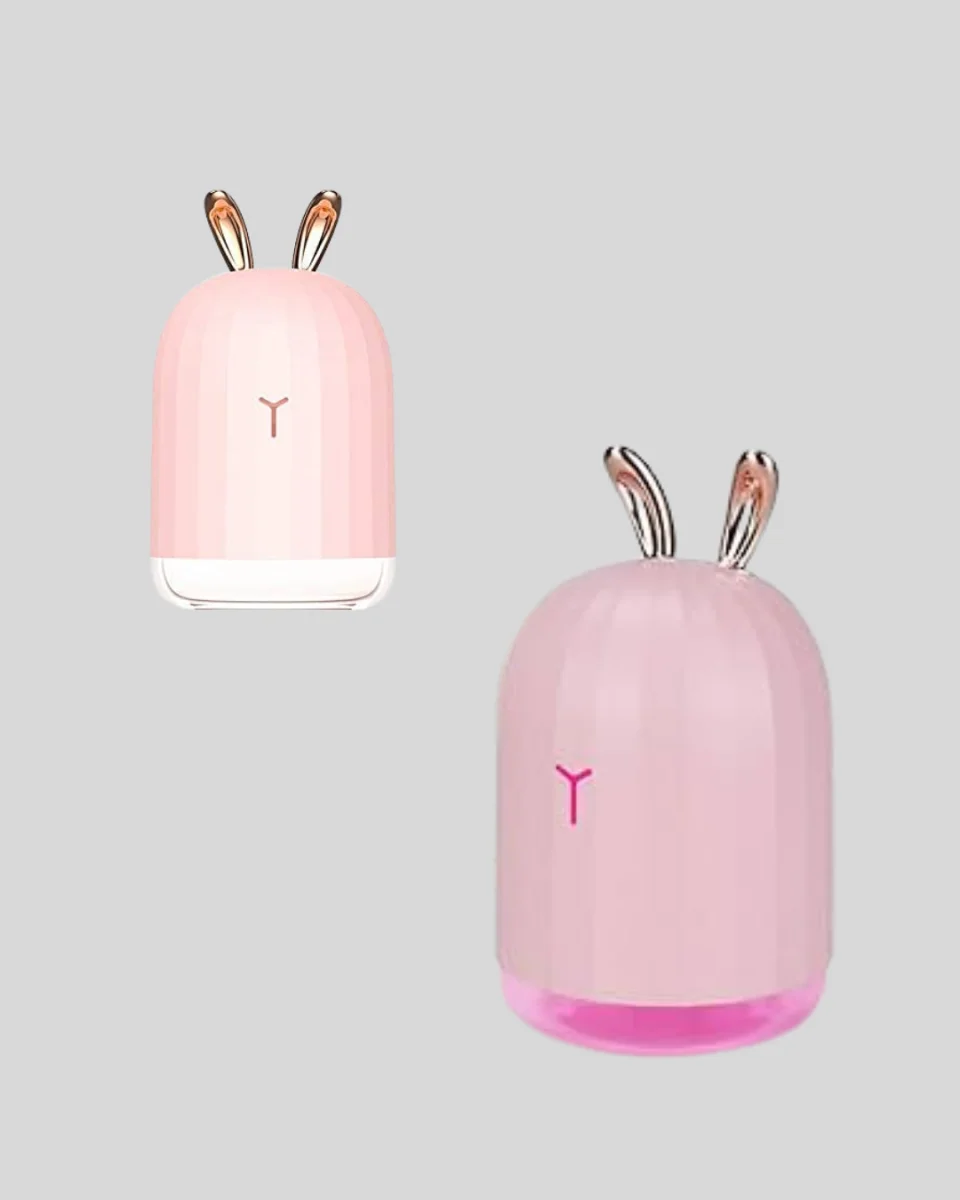 Tavşan Kulak Tasarımlı 200 ml USB Aroma Difüzör ve Hava Nemlendirici