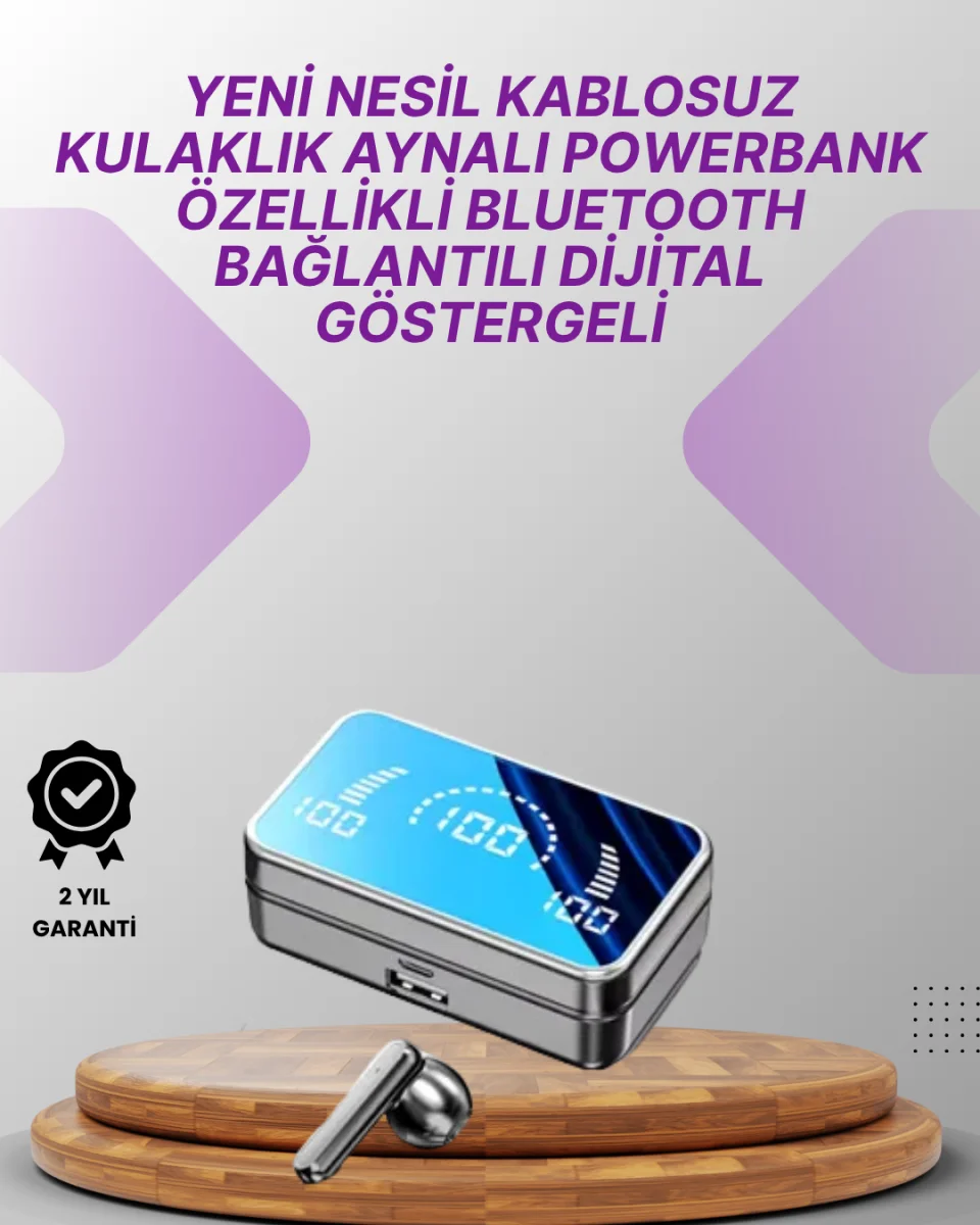 S20 Kablosuz Kulaklık – 360° Surround Stereo Ses Sistemi ile Derin Ses Deneyimi