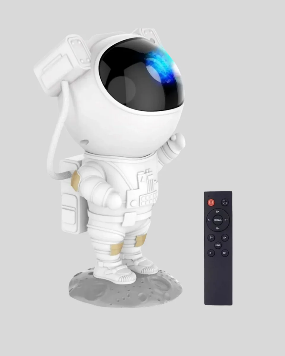 Astronot Projeksiyon Lambası Bluetooth Müzikli ve Uzaktan Kumandalı