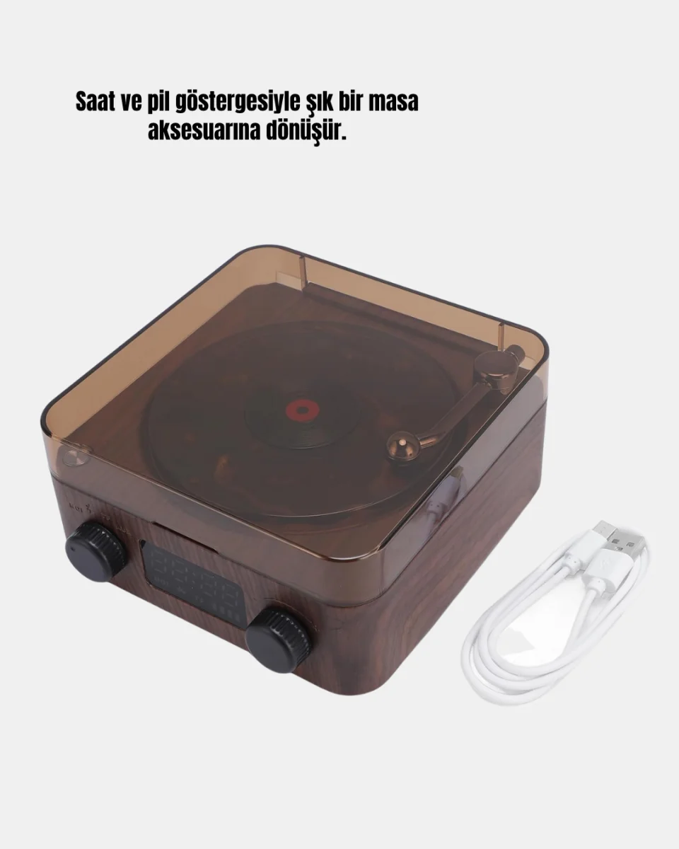 GRAMAFON SPEAKER KAHVERENGİ
