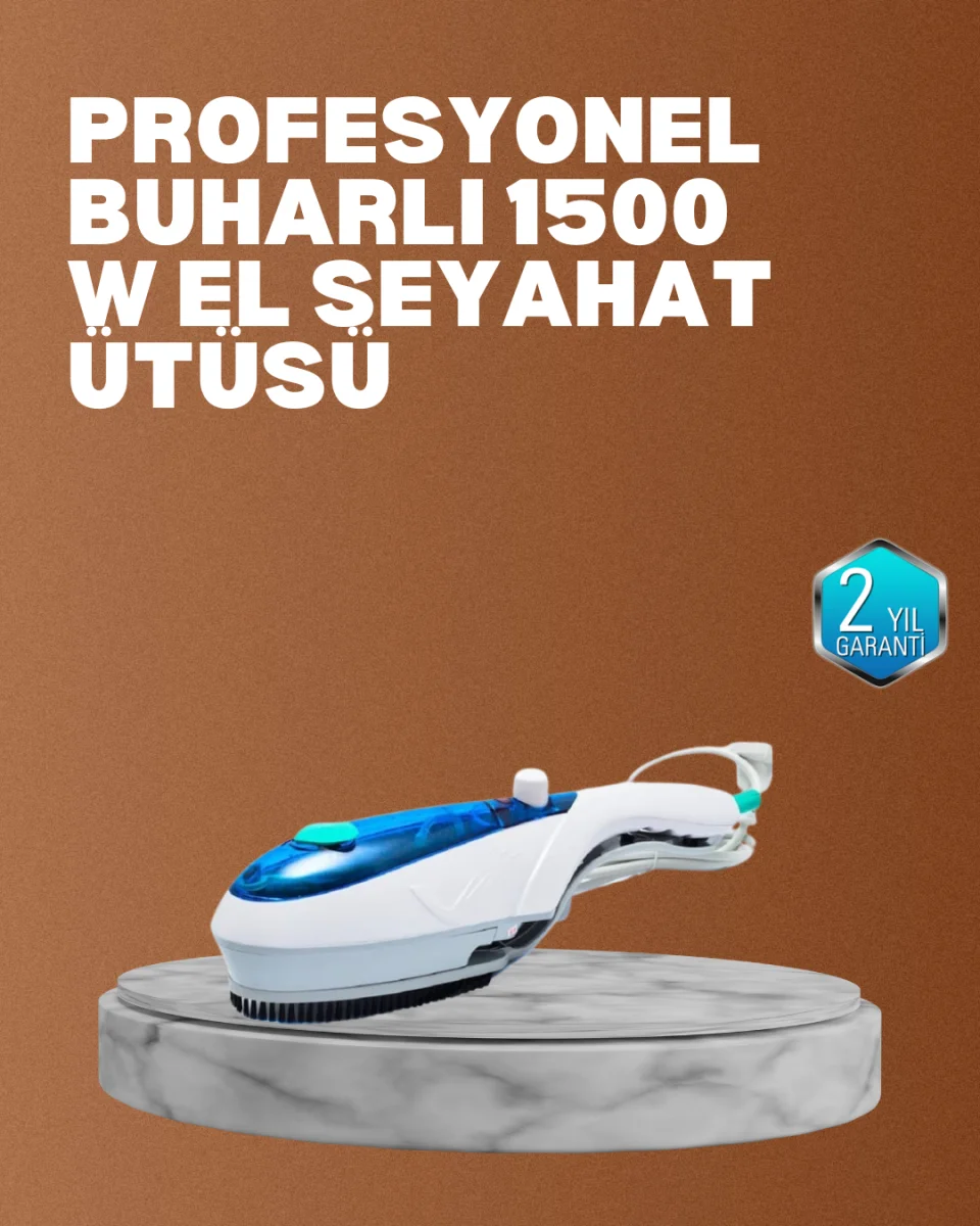 Seyahat Tipi Buharlı Ütü Portatif Kırışıklık Açıcı