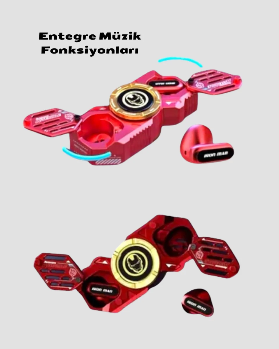 Taşınabilir Bluetooth Müzikli Spinner – Enerjik, Şık ve Eğlenceli Tasarım
