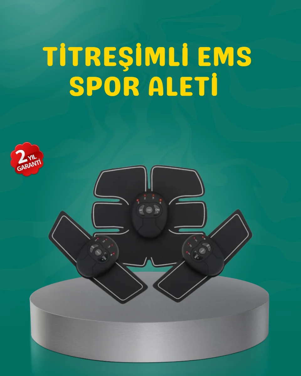 EMS Titreşimli Spor Cihazı Kas Geliştirme ve Yağ Yakma 2025 Seri Orijinal