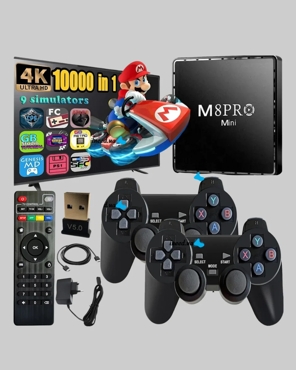 M8Pro Mini 2 Android 12 64 GB TV Box – 10K Ultra HD Görüntü & Oyun Keyfi