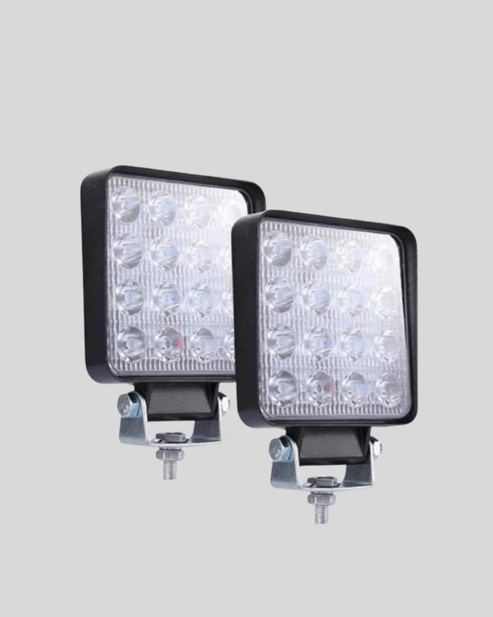 16 LED Beyaz Işık Far | Uzun Ömürlü, Enerji Verimli, Geniş Aydınlatma Açısı