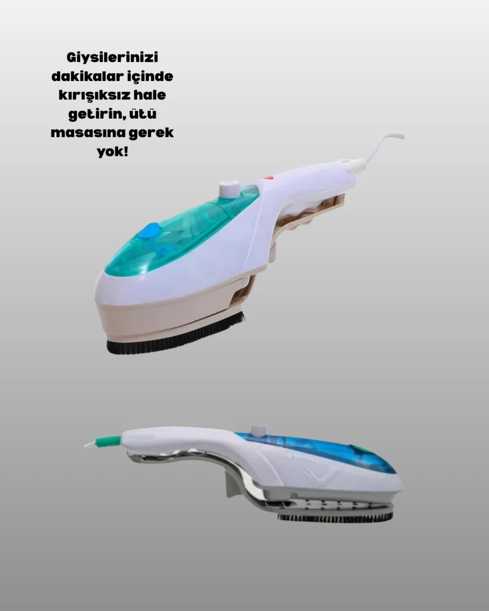Buharlı Pratik Ütü Seyahat Tipi Kırışıklık Giderici