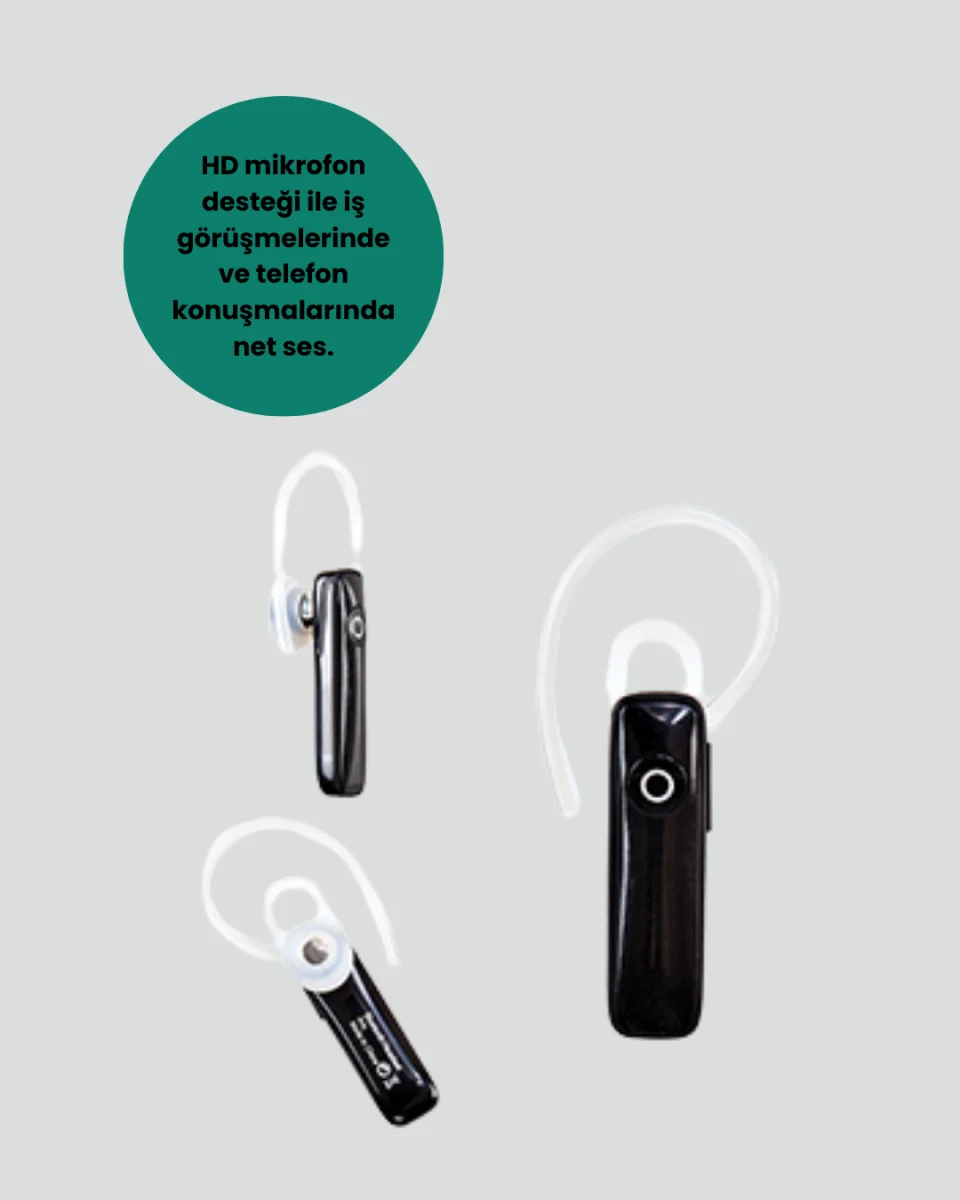 Tekli Bluetooth Kulaklık | Spor, Seyahat ve İş Görüşmeleri İçin