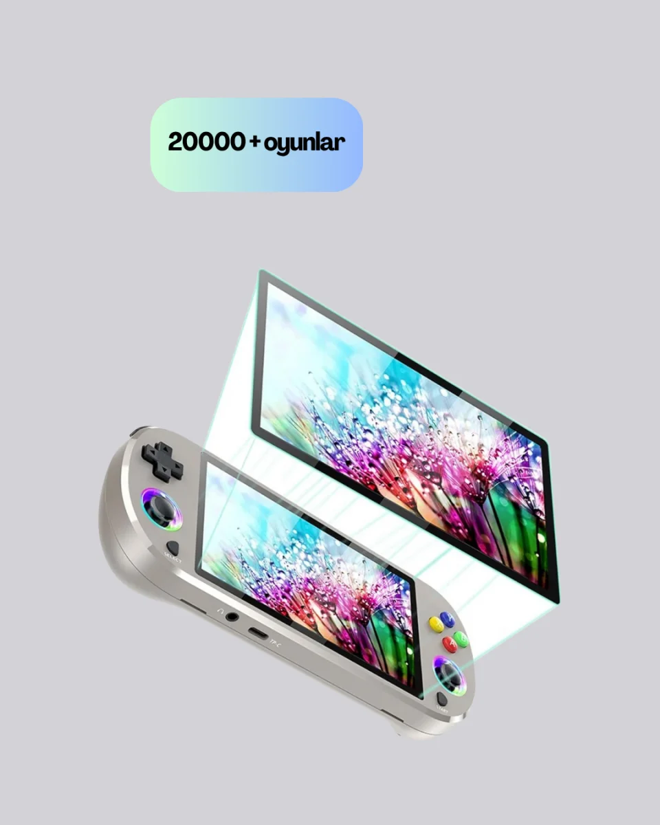 5" IPS Ekranlı Taşınabilir Oyun Konsolu