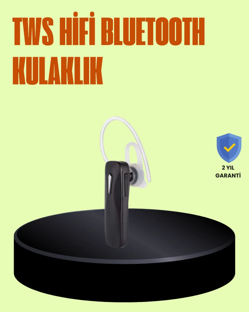 Bluetooth 4.1 Kablosuz Tekli Kulaklık | Mini ve Hafif Tasarım