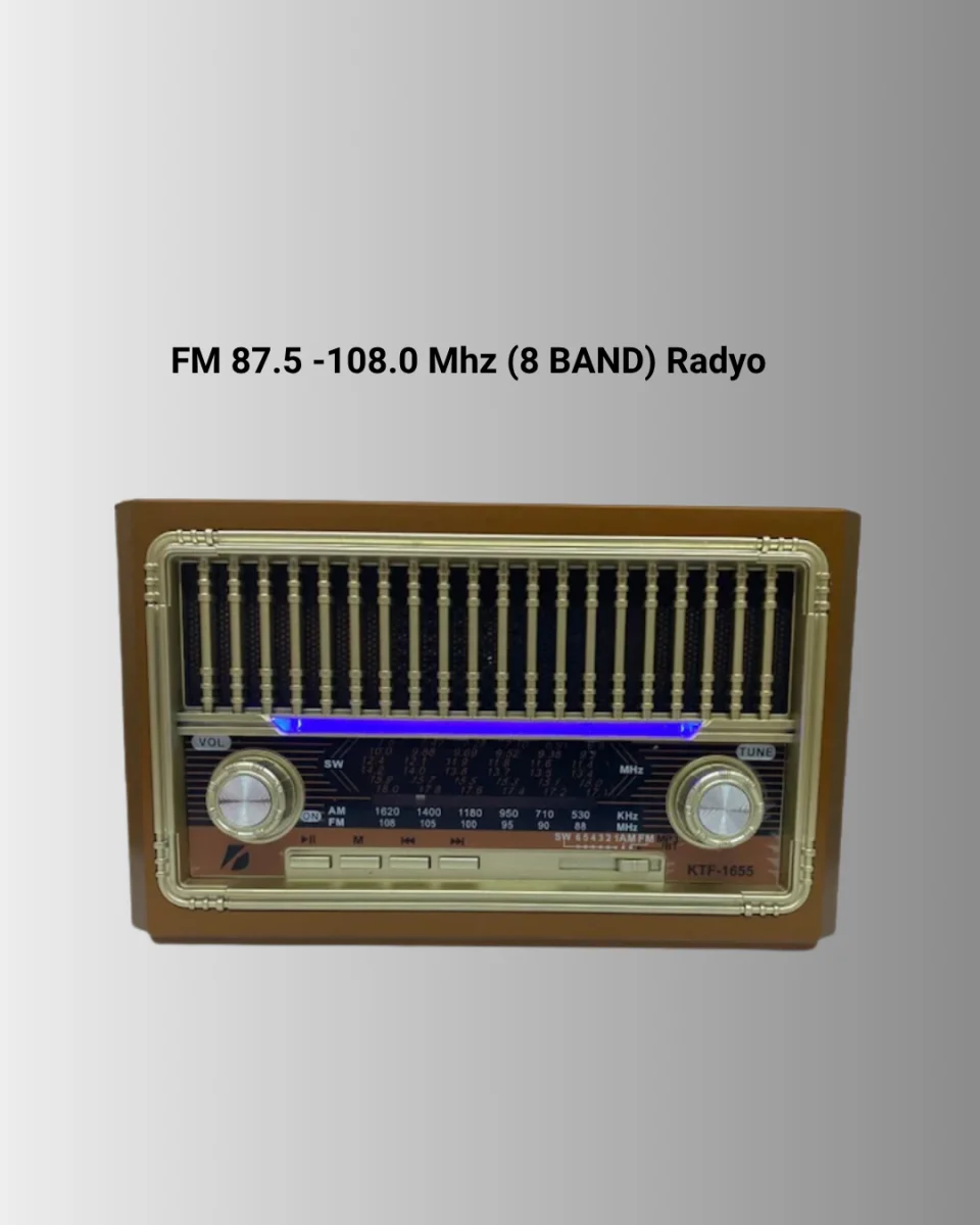 Şarjlı Radyo Hoparlör – İç ve Dış Mekan Uyumlu