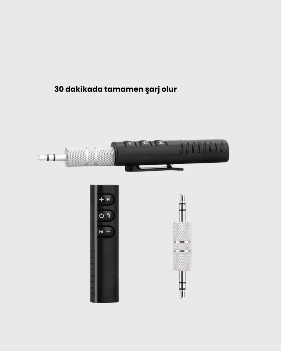 Taşınabilir Bluetooth 4.1 Ses Adaptörü – 10 Metre Çekim Mesafesi