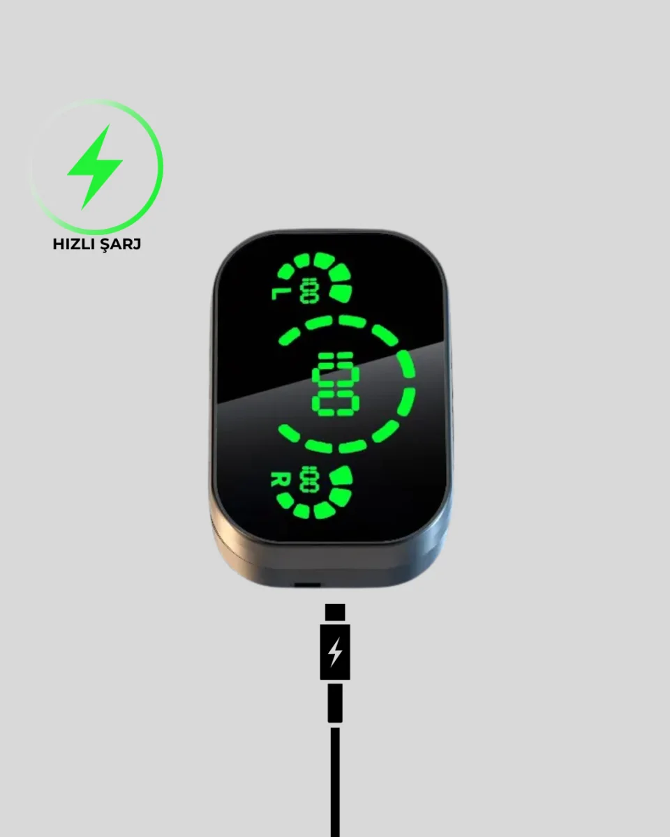 Metal Kasa Bluetooth Kulak İçi Kulaklık – Net Çağrı, Güçlü Bağlantı