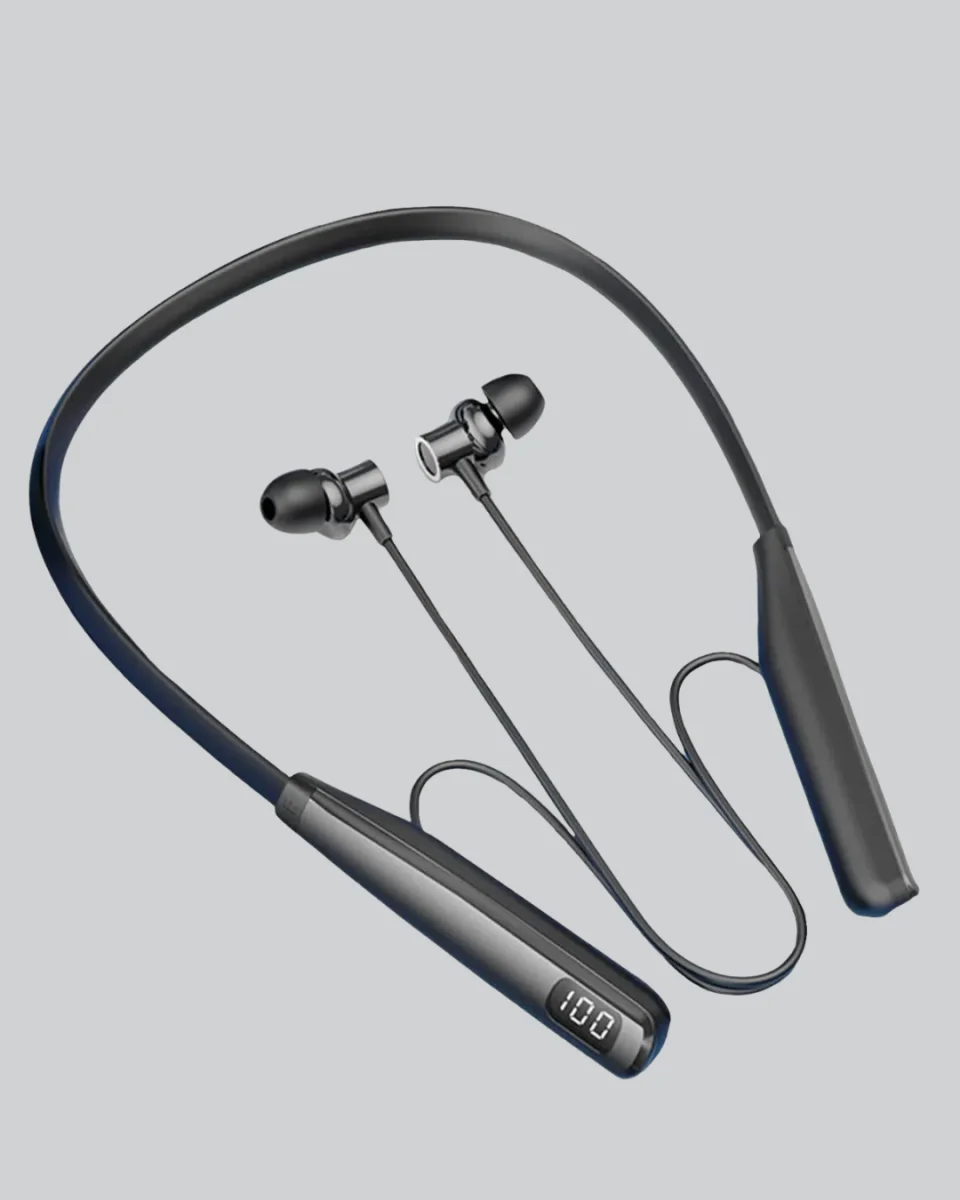 Y12 Bluetooth Boyun Bantlı Kulaklık – 100 Saat Pil, Bluetooth 5.3, Dokunmatik Kontrol