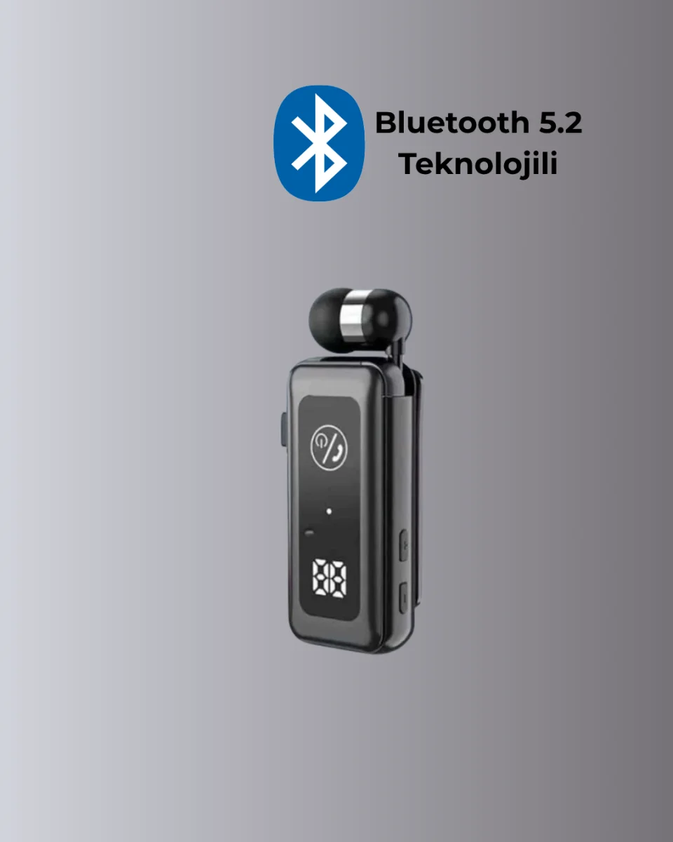 MikroSD Kartlı, Titreşimli Uyarılı Bluetooth 5.2 Kulaklık