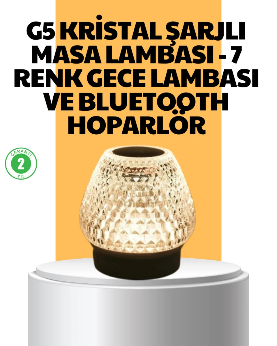 Taşınabilir Işıklı Yüksek Ses Kaliteli Bluetooth Hoparlör