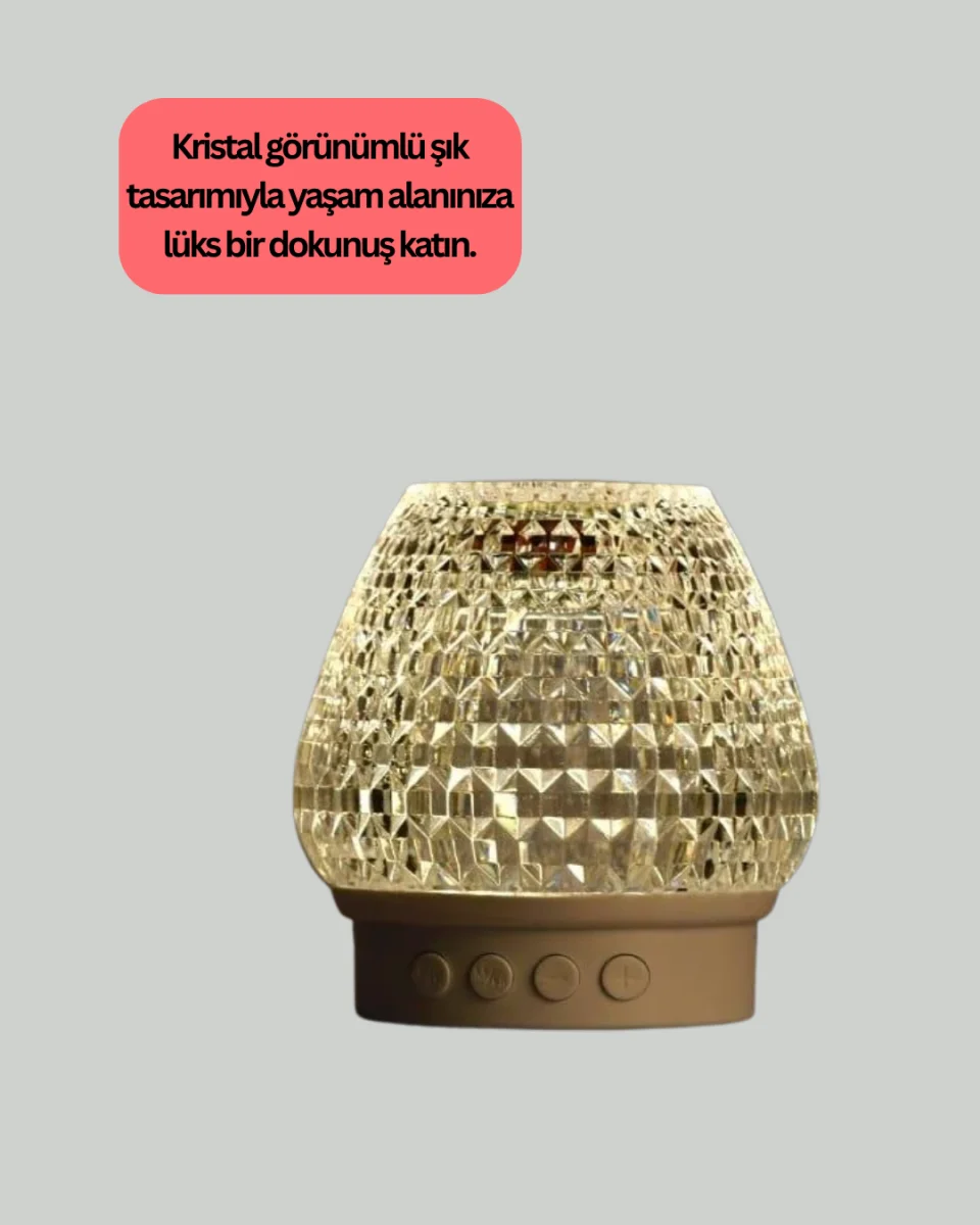 Dokunmatik Işıklı Kablosuz Bluetooth Hoparlör 5W