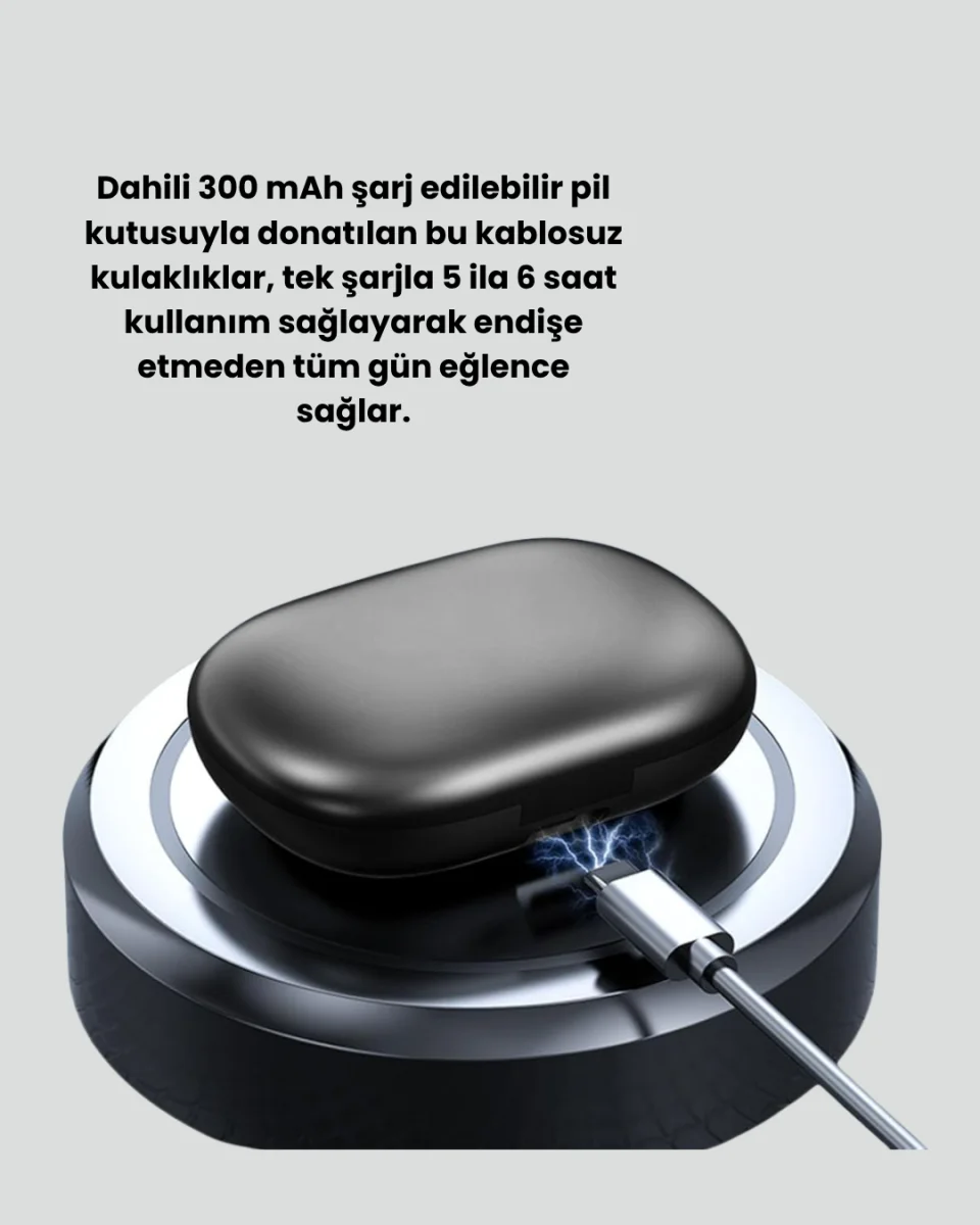 13 mm Sürücü Teknolojisiyle Yüksek Ses Kalitesi – Klipsli Spor Kulaklık