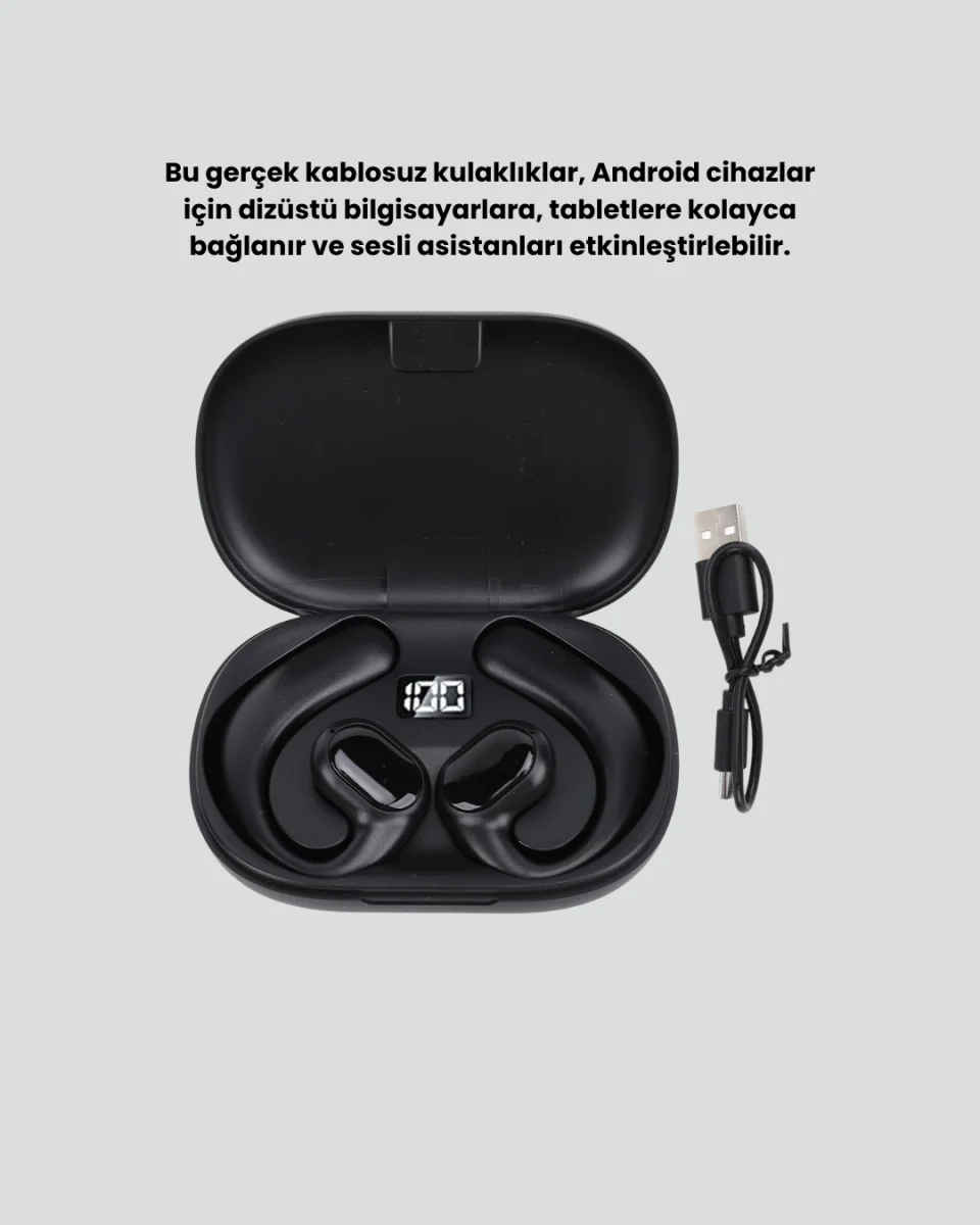 Kulağa Temas Etmeden Konforlu Kullanım – Yeni Nesil Bluetooth Kulaklık