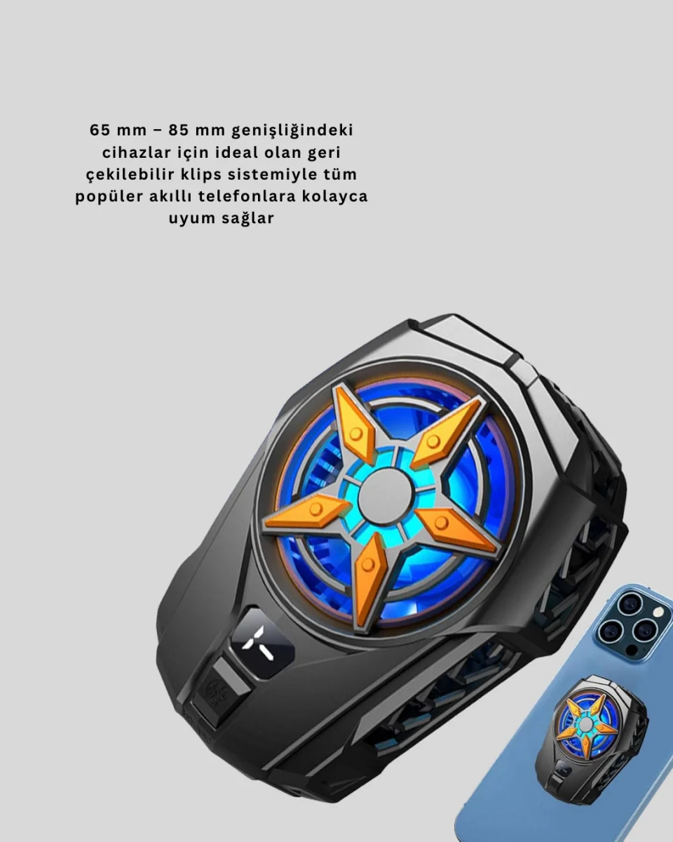 2 Kademeli Hız Ayarlı Taşınabilir Telefon Soğutucu