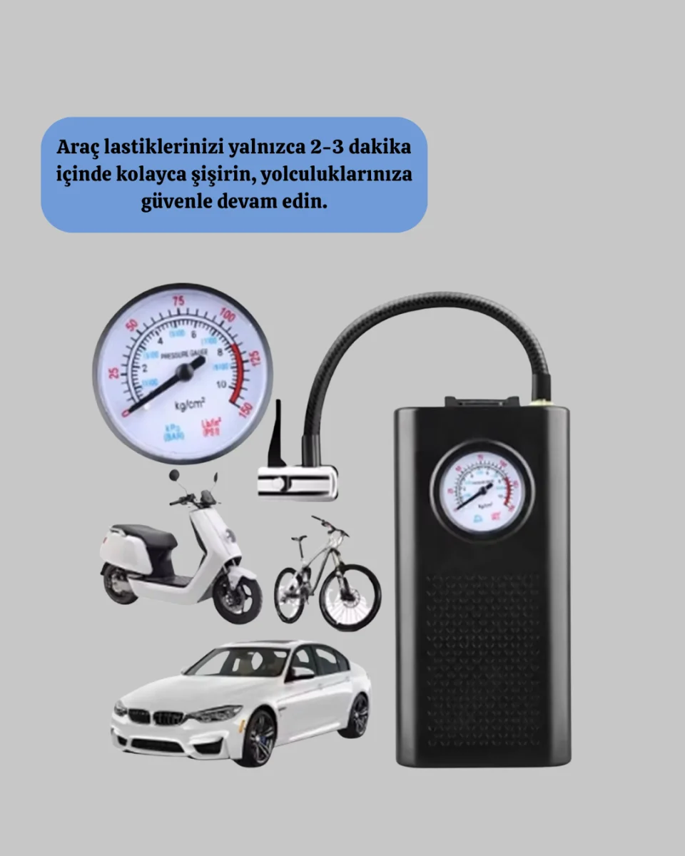 Elektrikli Lastik Pompası