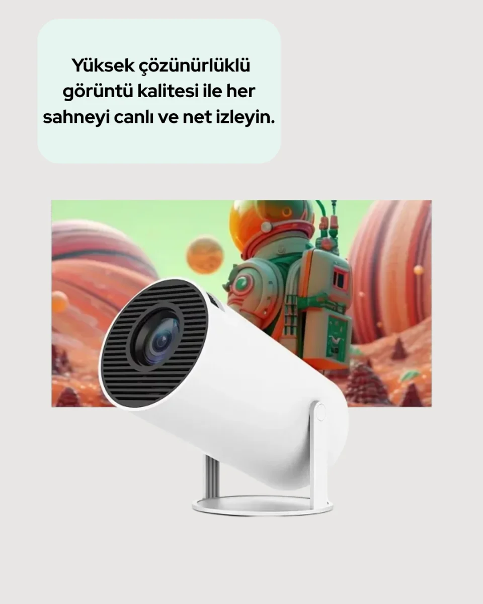 Kablosuz Bağlantılı Ultra Pro Projeksiyon