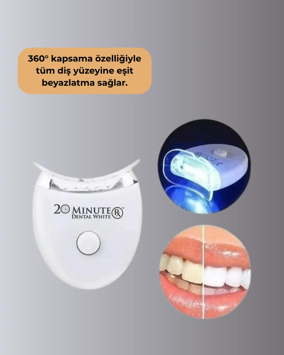 20 Dakikada Hızlı Etkili Diş Beyazlatıcı Cihaz