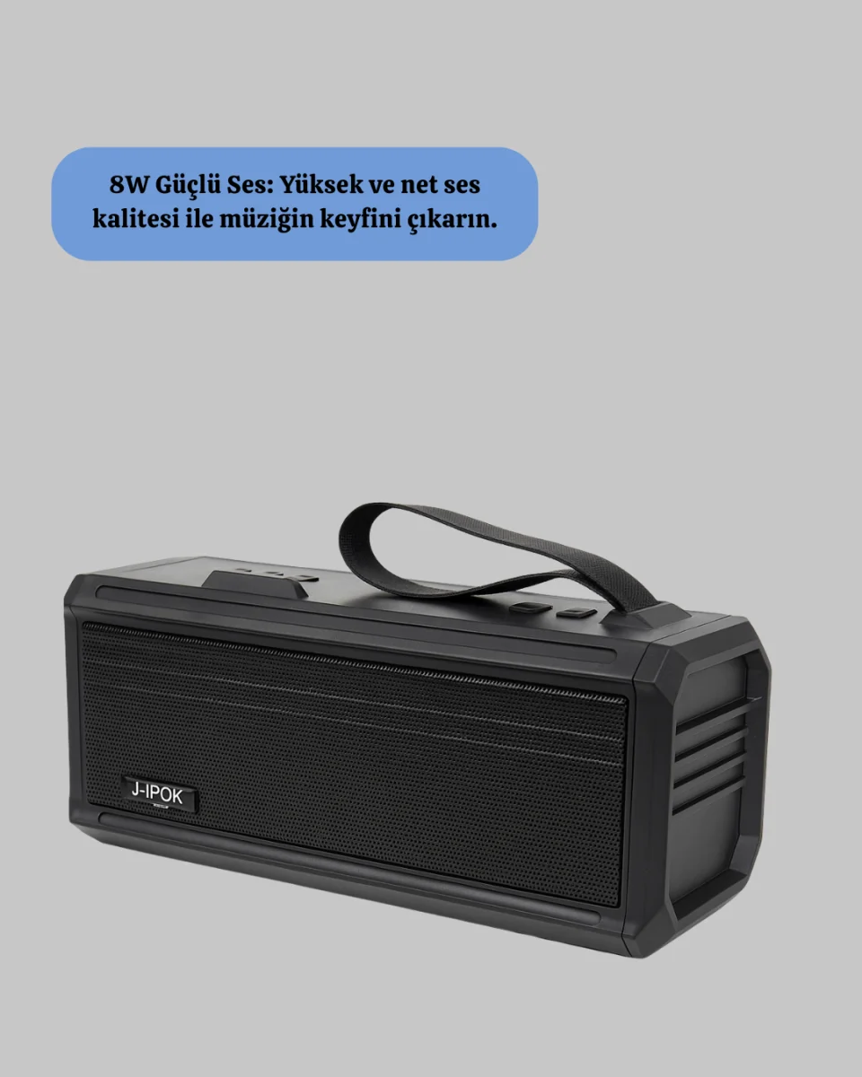 J-IPOX P520 Taşınabilir Bluetooth Hoparlör Güçlü Ses + Radyo