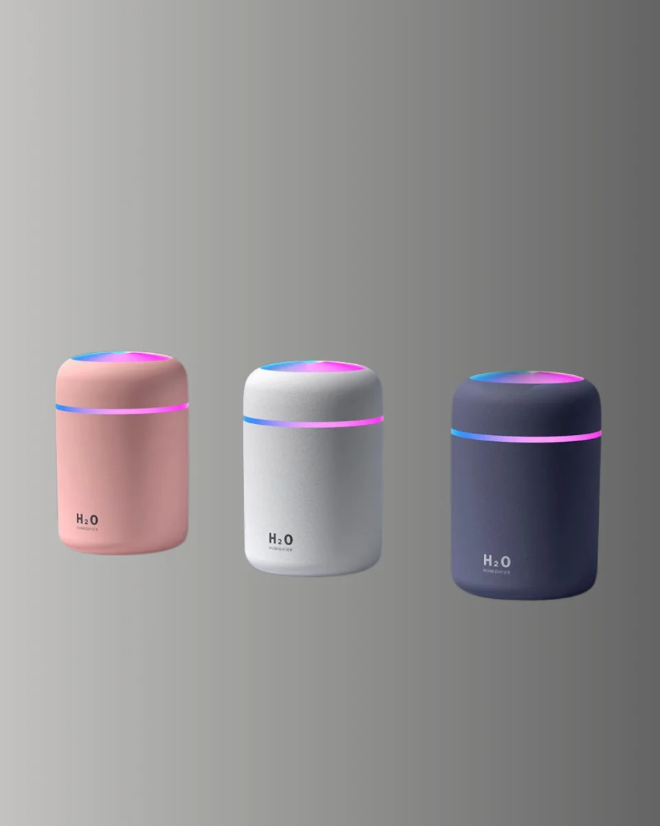 USB Girişli Taşınabilir Mini Nemlendirici 300ml Su Hazneli