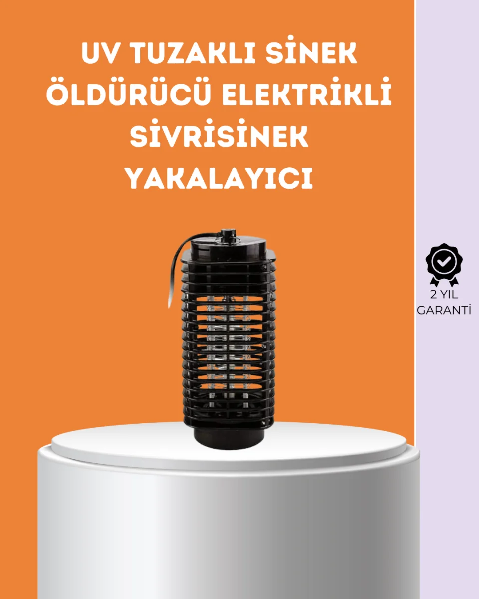 Kimyasal İçermeyen UV Işıklı Böcek ve Sivrisinek Kapanı – Güvenli Kullanım