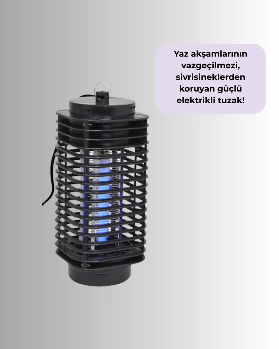 Çevre Dostu Elektrikli Sivrisinek Öldürücü Lamba – 50m² Etki Alanı